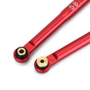 CNC Aluminum Alloy Chassis Links Set for 1/24 RC Crawler Car Axial SCX24 AXI00002T1 AXI00002T2 2019 Jeep Wrangler JLU CRC - Red