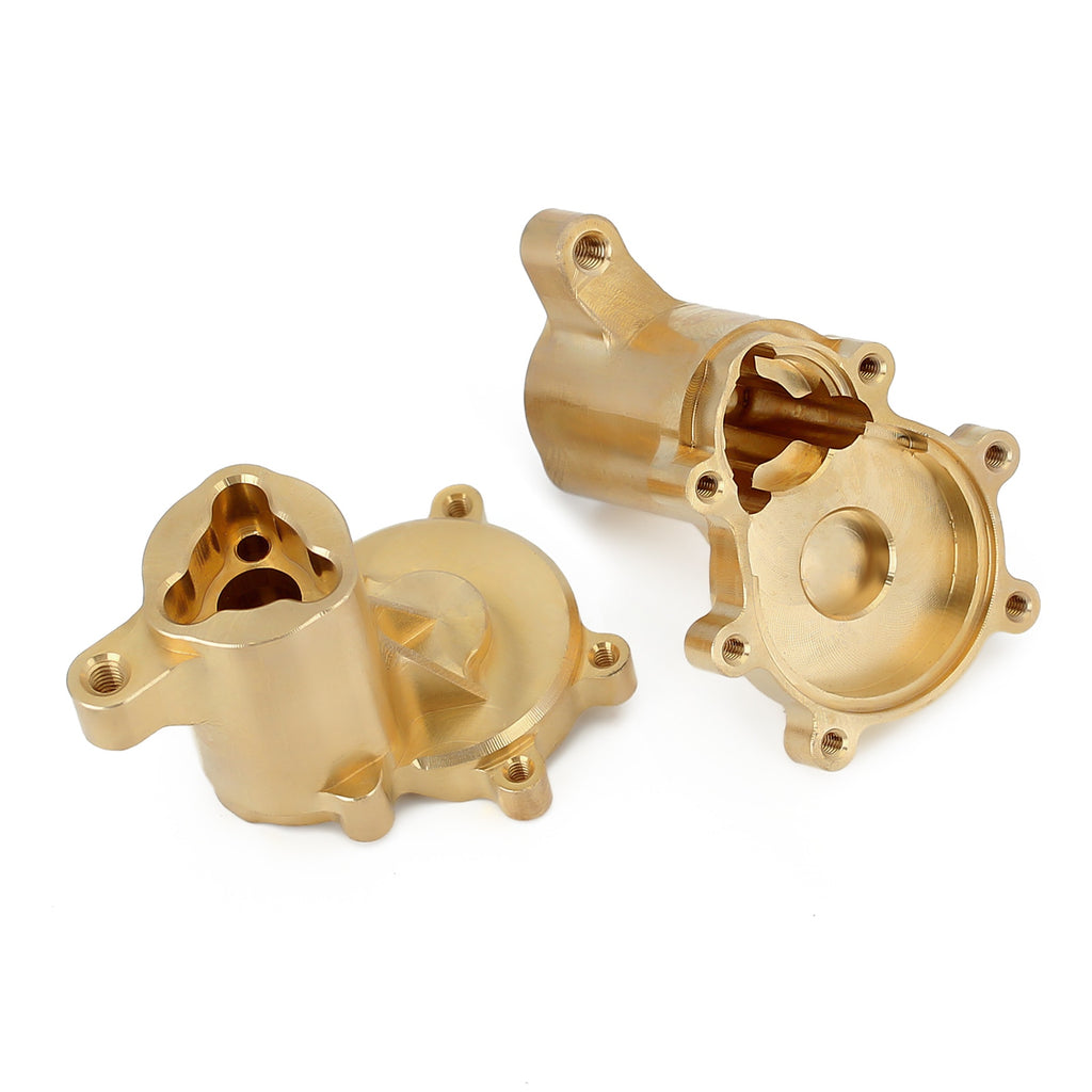 Heavy Brass Counterweight Rear Portal Housing for 1/10 RC Crawler Car Redcat Gen8 Upgrade Parts - 2Pc Set