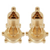 Heavy Brass Counterweight Rear Portal Housing for 1/10 RC Crawler Car Redcat Gen8 Upgrade Parts - 2Pc Set