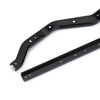 Heavy Duty Metal Steel Left Right Chassis Rails for 1/10 RC Crawler TRAXXAS TRX4 TRX-4 8220 Upgrade Parts - 2Pc Set Black