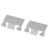 Stainless Steel Chassis Armor Axle Protector Plate for 1/10 RC Crawler Redcat Gen8 Upgrade Parts - 5Pc Set