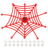 Spider Web Shape Elastic Luggage Net for 1/10 RC Crawler Car Traxxas TRX4 Axial SCX10 90046 RC Car Accessories Parts - Red