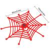 Spider Web Shape Elastic Luggage Net for 1/10 RC Crawler Car Traxxas TRX4 Axial SCX10 90046 RC Car Accessories Parts - Red