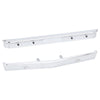 Metal Front Rear Bumper for 1/24 RC Crawler Car Axial SCX24 AXI00001T1 Chevrolet C10 Upgrade Parts - 2Pc Set Silver