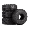 Super Large 122*48mm 1.9" Rubber  Wheel Tires for 1:10 RC Rock Buggy Crawler Car Traxxas TRX4 Axial SCX10 90046 - 4Pc Set