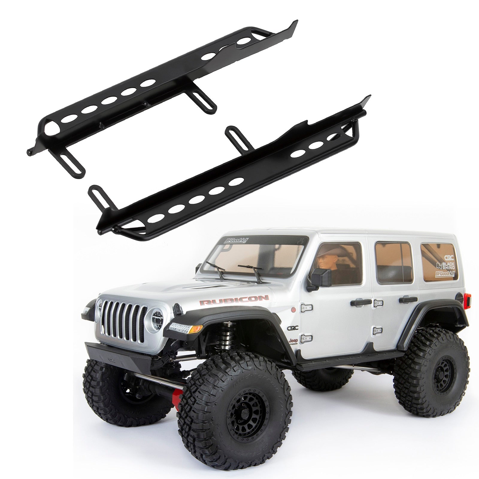 H-TECH RC CNC Pédale latérale en aluminium pour Jeep 1/6 AXIAL SCX6 Jeep  JLU Wrangler 4WD Crawler 4WD Accessoires Métalliques : : Auto