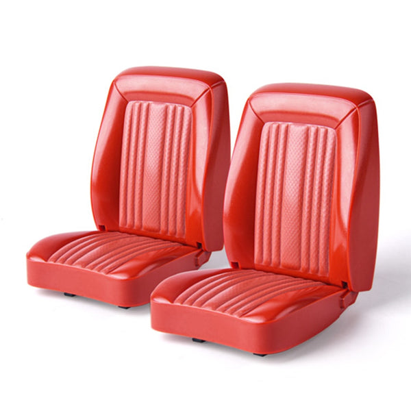 Plastic Retro Driver Seat for 1/10 RC Crawler Car Traxxas TRX4 TRX-4 Bronco Chevrolet Blazer - Red