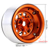 Aluminum Alloy 1.9" Beadlock Wheel Rim Hub for 1/10 RC Crawler Car Axial SCX10 90046 Traxxas TRX4 Redcat Gen8 - 4Pc Set Gold