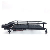 Roof Rack Luggage Carrier & Light Bar for 1/10 RC Crawler Cars - 1 Set Black