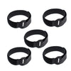 Black Durable Anti-Skid Cable Tie Down Straps for RC Car Battery 2x30cm - 5Pcs