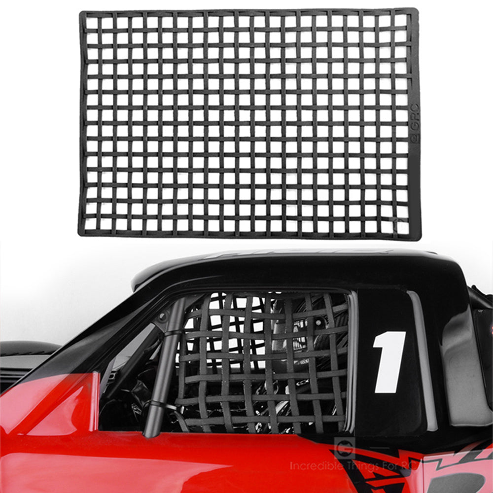 Rubber Window Decoration Luggage Net for 1:8 1:10 RC Crawlers - 1Pc Black